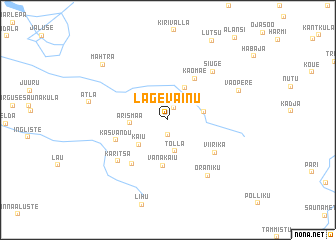 map of Lagevainu