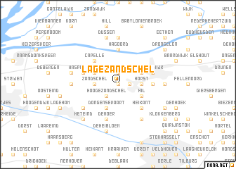 map of Lage Zandschel