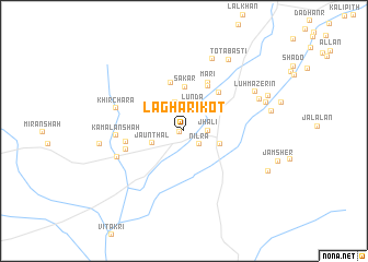 map of Laghāri Kot