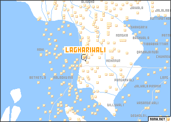 map of Laghārīwāli