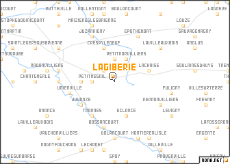 map of La Giberie