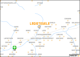 map of La Giète Délé