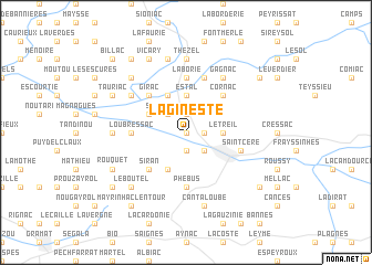 map of La Gineste