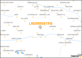 map of La Girardetrie