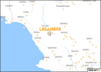 map of Lagjja e Re