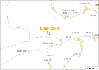 map of Lag Kazha