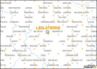 map of La Glutonnie