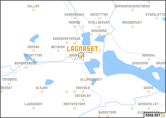 map of Lågnäset