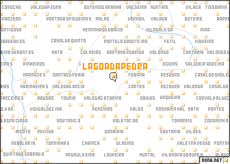 map of Lagoa da Pedra