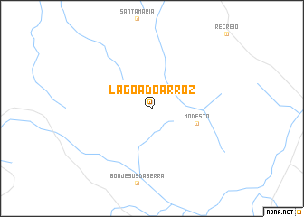 map of Lagoa do Arroz
