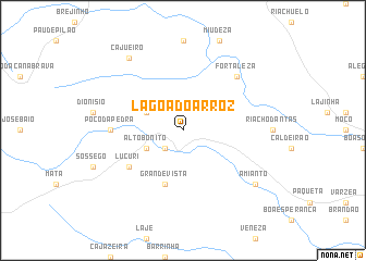 map of Lagoa do Arroz