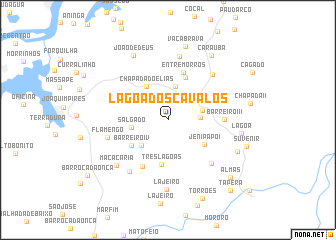 map of Lagoa dos Cavalos