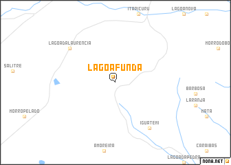 map of Lagoa Funda