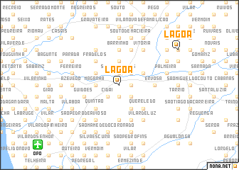 map of Lagoa