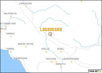 map of Lagonegro
