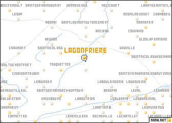 map of La Gonfrière