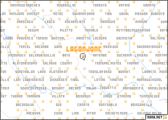 map of Lagonjonc
