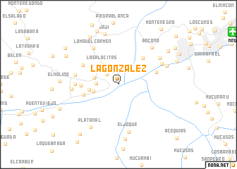 map of La González