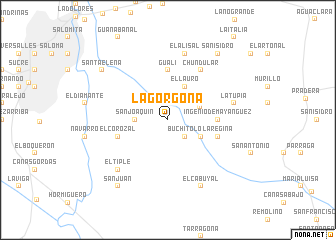 map of La Gorgona