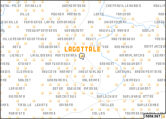 map of La Gottale