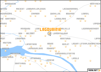 map of La Gouairie