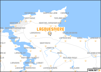 map of La Gouesnière