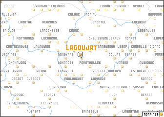 map of La Goujat