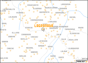 map of La Granada