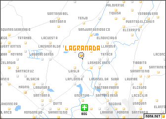 map of La Granada