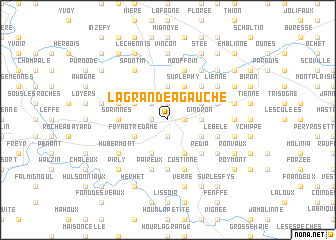 map of La Grande Agauche