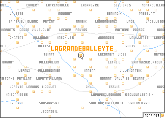 map of La Grande Balleyte