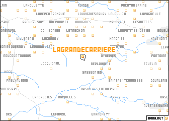 map of La Grande Carrière