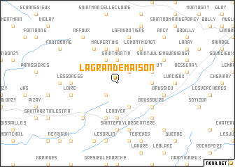 map of La Grande Maison