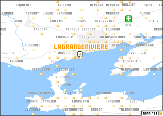 map of La Grande Rivière
