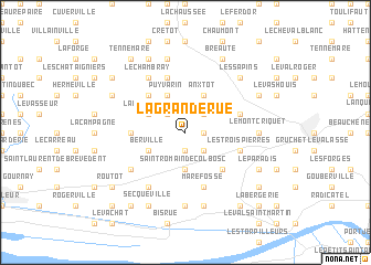 map of La Grande Rue