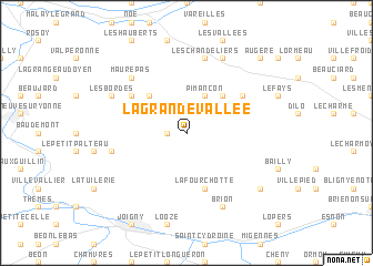 map of La Grande Vallée