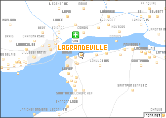 map of La Grande Ville
