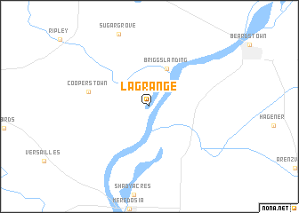 map of La Grange