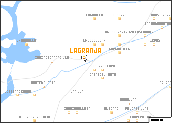 map of La Granja