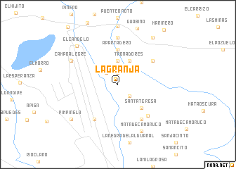 map of La Granja