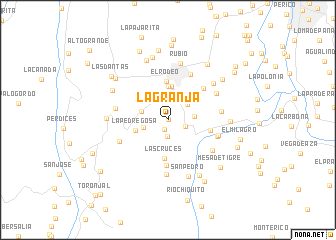 map of La Granja