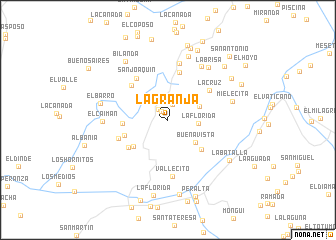 map of La Granja