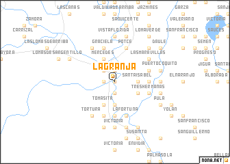 map of La Granja