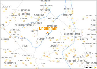 map of La Granja