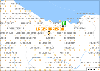 map of La Gran Parada