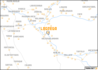 map of La Greda