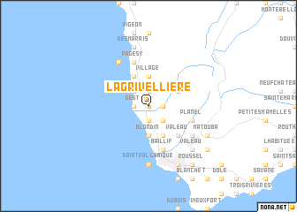 map of La Grivellière