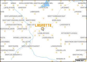 map of La Grotte