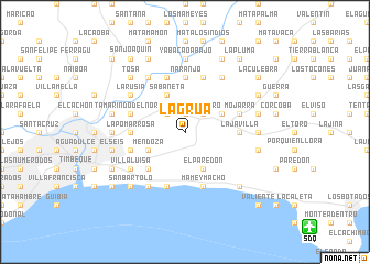 map of La Grúa