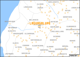 map of La Guadalupe